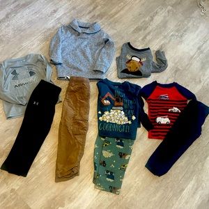 Boys 4T cool weather clothing bundle